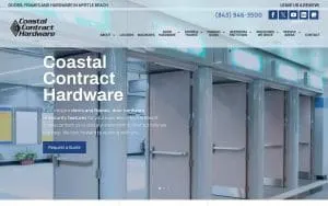 Coastal Contract Hardware website