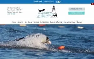 Veterinary and Rehabilitation Center of Cape Elizabeth website