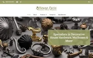 House Parts LLC website