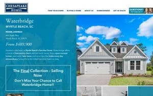 Waterbridge at Carolina Forest by Chesapeake Homes