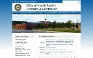 Health Facility Licensure website