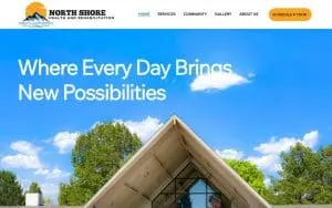 North Shore Health and Rehabilitation Center website