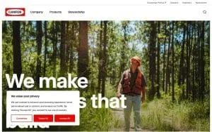 Canfor Southern Pine - Myrtle Beach website