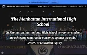 M459 Manhattan International High School website