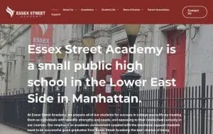 Essex Street Academy website