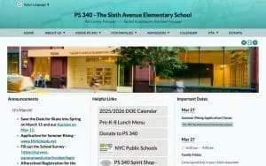 P.S. 340 - The Sixth Avenue Elementary School website