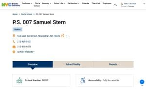 PS/MS 007 Samuel Stern School