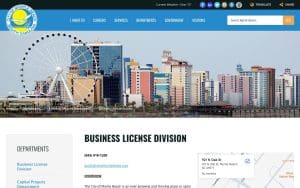 Myrtle Beach Business License