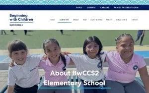 Beginning with Children Charter School 2 - Elementary School website