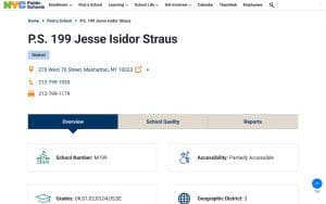 P.S. 199 Jessie Isador Straus