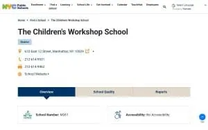M361 The Children's Workshop School website