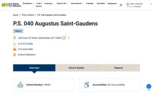 P.S. 040 Augustus Saint-Gaudens
