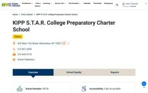 KIPP STAR College Prep Charter School website