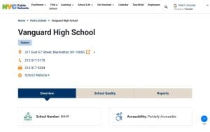 M449 Vanguard High School