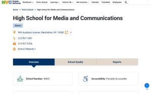High School for Media and Communications