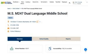M.S. M247 Dual Language Middle School