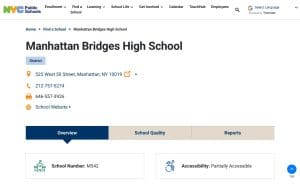M542 Manhattan Bridges High School