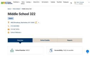 Middle School 322