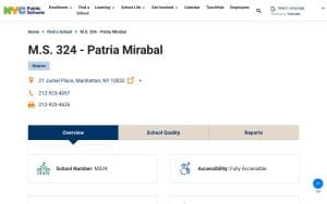 M.S. 324 - Patria Mirabal