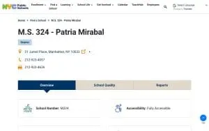 M.S. 324 - Patria Mirabal website