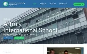 International Community High School website