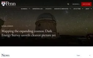 University of Pennsylvania website
