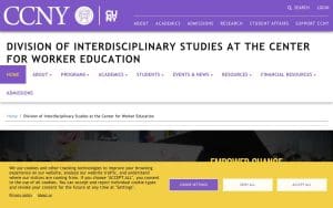 CCNY Division of Interdisciplinary Studies at CWE