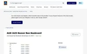 ALDI of Myrtle Beach website