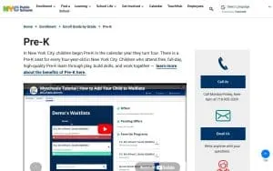 Pre-K For All website