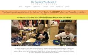 The William Woodward, Jr. Nursery School website