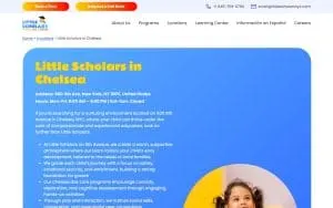 Little Scholars in Chelsea website
