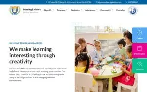 Learning Ladders Early Education Center website