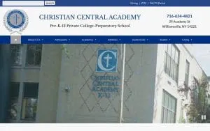 Christian Central Academy website