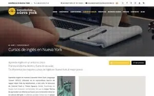 Cursos de Inglés en Nueva York - Españoles en NY website