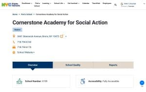 X189 - Cornerstone Academy for Social Action