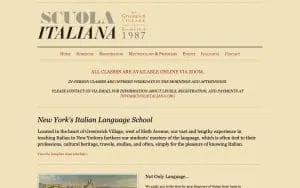 Scuola Italiana of Greenwich Village website