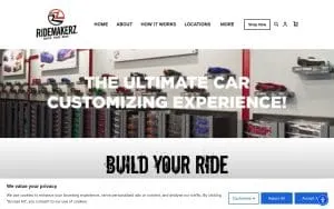 Ridemakerz website