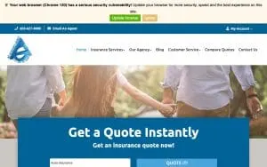 AS Insurance Agency website