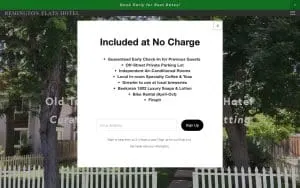 Remington Flats Hotel website