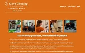 Clove Cleaning - Niles website
