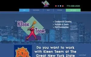 Kleen Teem website