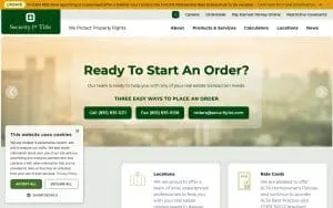 Security 1st Title of Gardner website