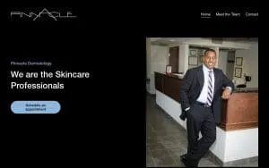 Pinnacle Dermatology - Ann Arbor website