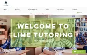 Lime Tutoring website
