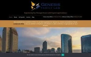 Genesis Family Law and Divorce Lawyers - Michigan Office of Auburn Hills website