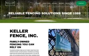 Keller Fence of St. Paul website