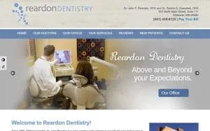 Reardon Dentistry website