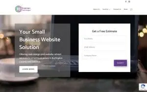 Freeman Web Designs website