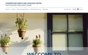 Cornerstone Speech & Language LLC website