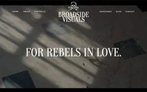 Broadside Visuals, Lancaster PA Wedding Photographers and Wedding Videographers website